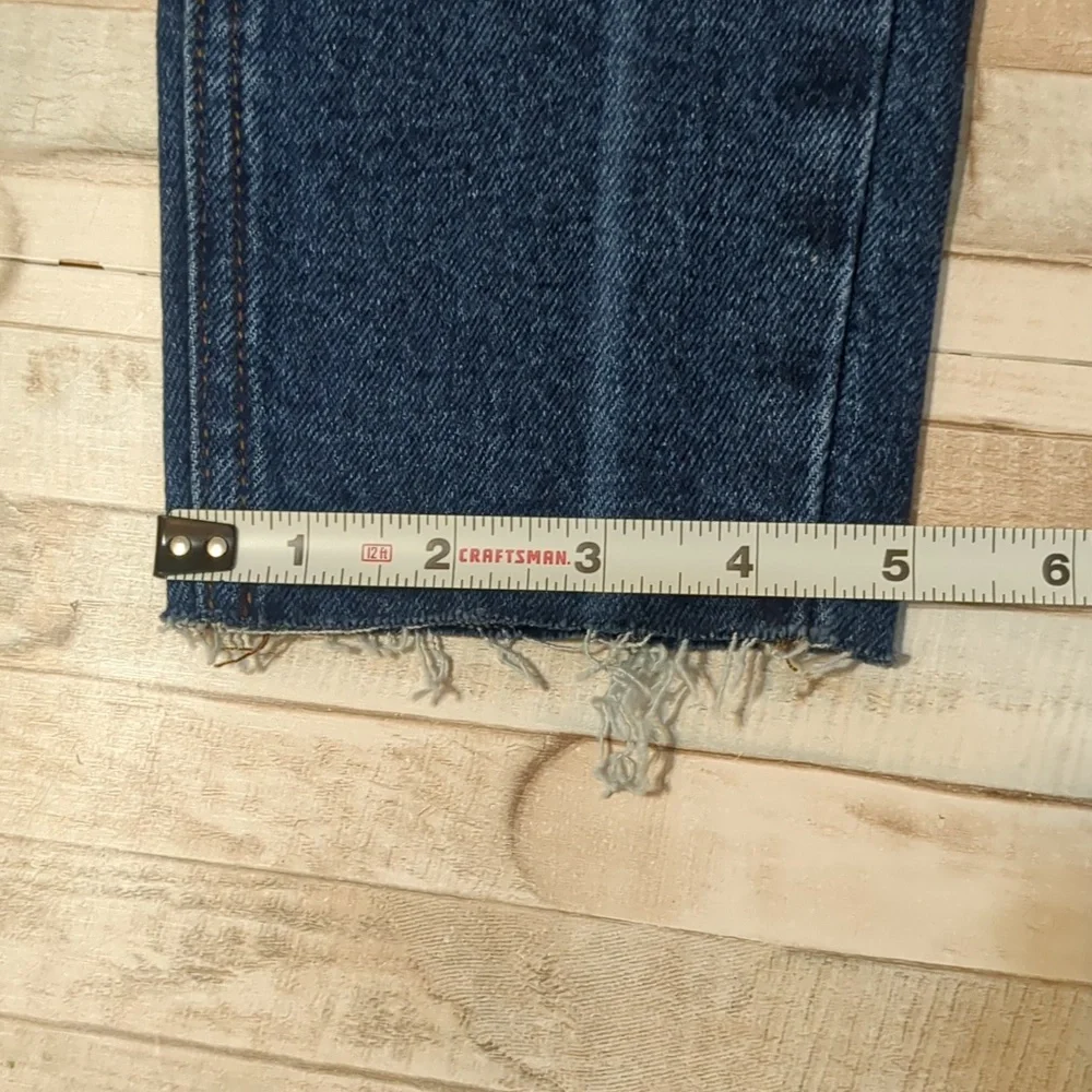 NWT Asos raw hem super high rise jeans - Picture 9 of 10